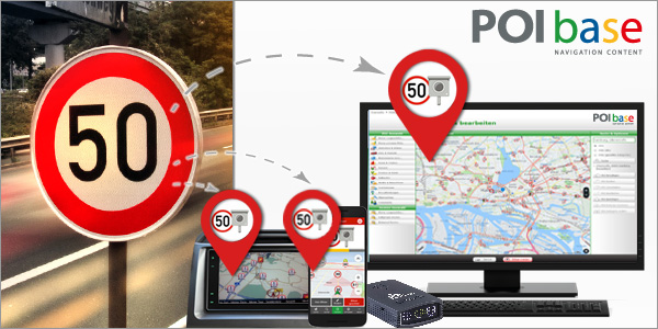 POI Pilot connected Blitzer-Warner › , Navigation, GPS, Blitzer